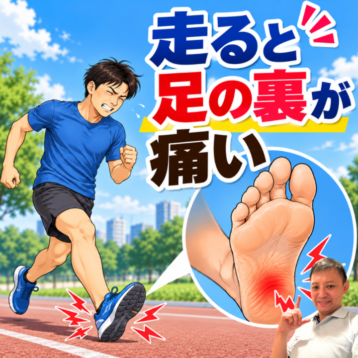 走ると足の裏が痛いの画像