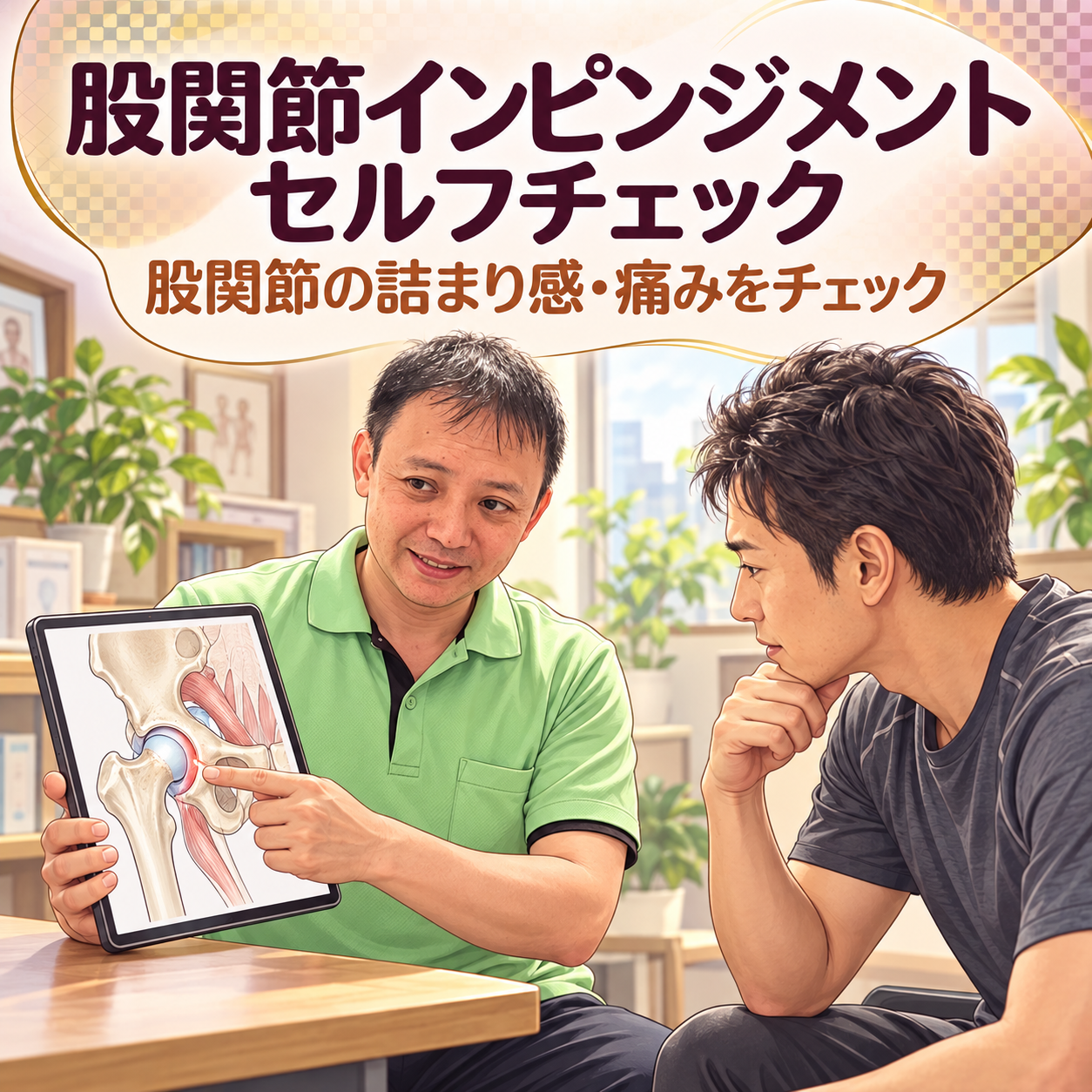 股関節インピンジメントセルフチェック