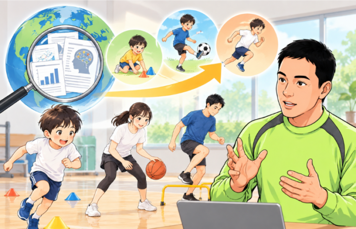 走っている男性