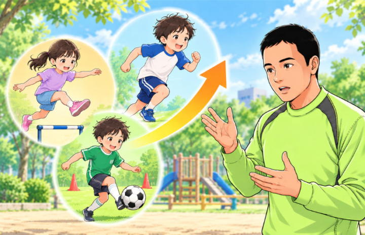 走っている男性