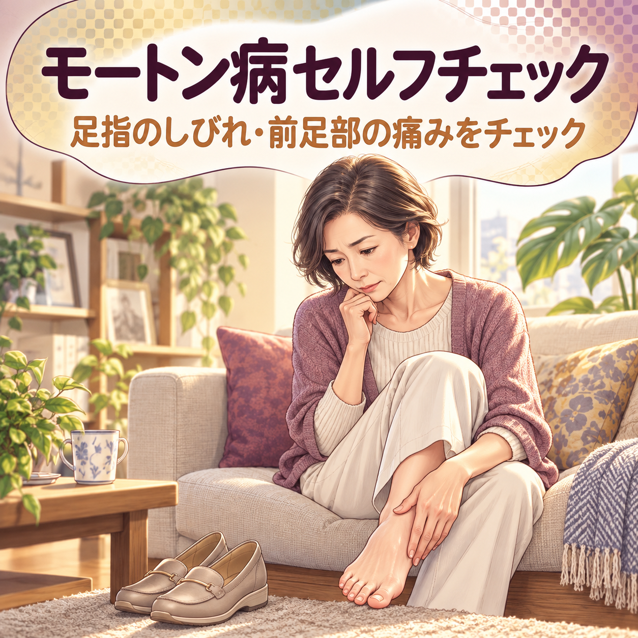 モートン病セルフチェック
