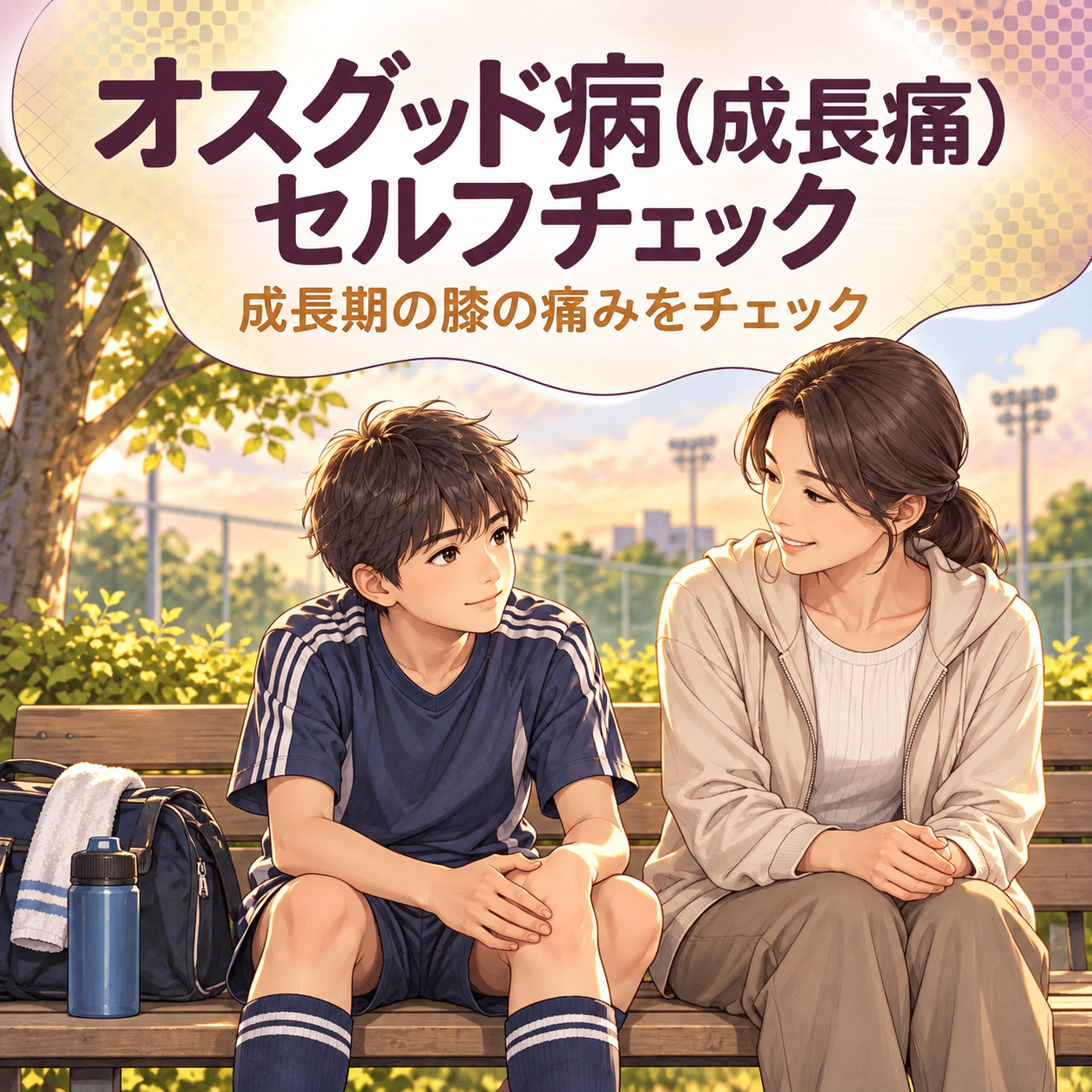 オスグッド病(成長痛)セルフチェック