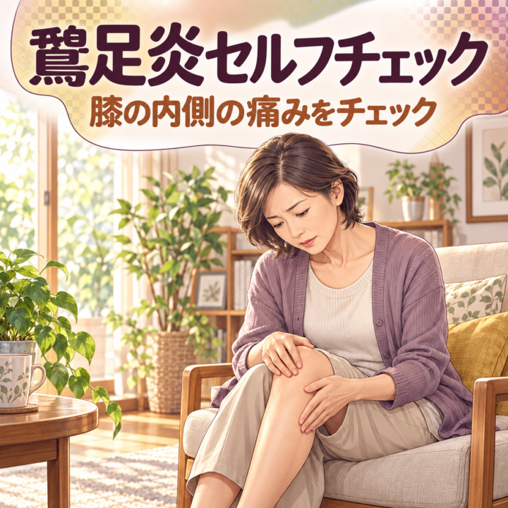 鵞足炎セルフチェック｜ねもと整体の画像