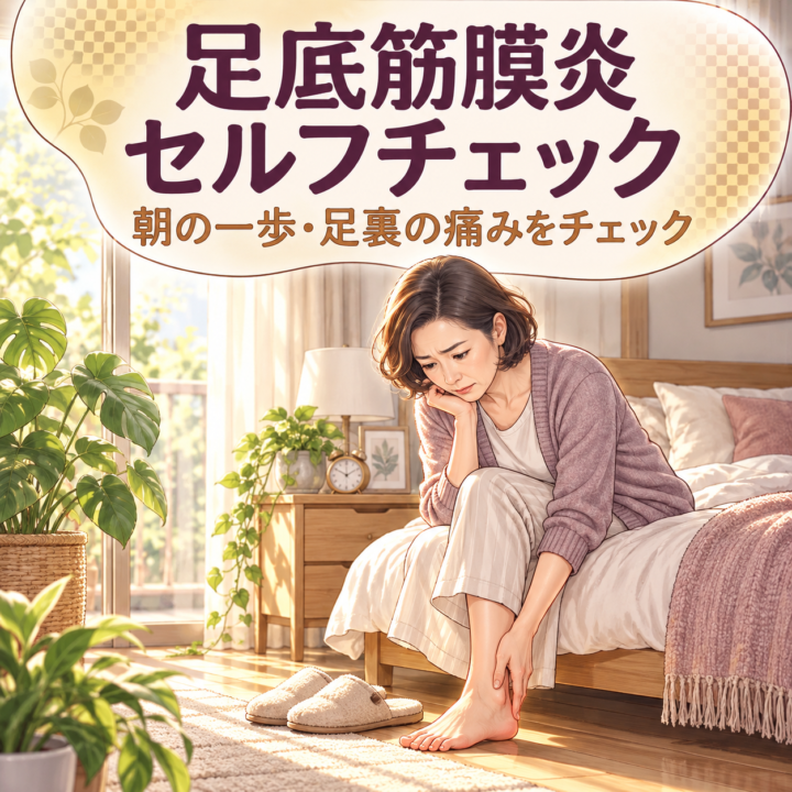 足底筋膜炎セルフチェック｜ねもと整体の画像