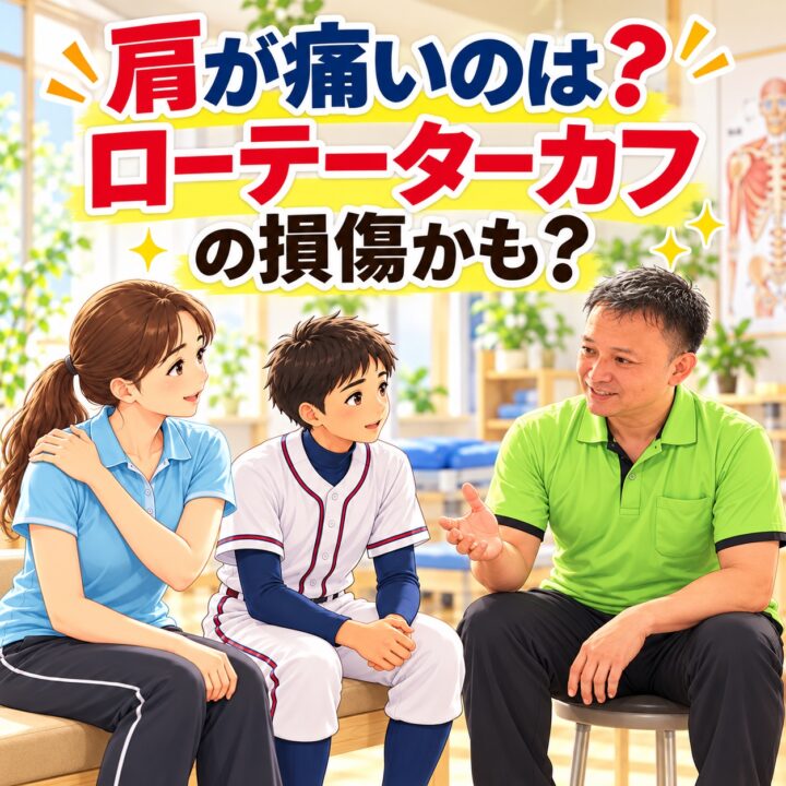 肩が痛い原因はローテーターカフ？の画像