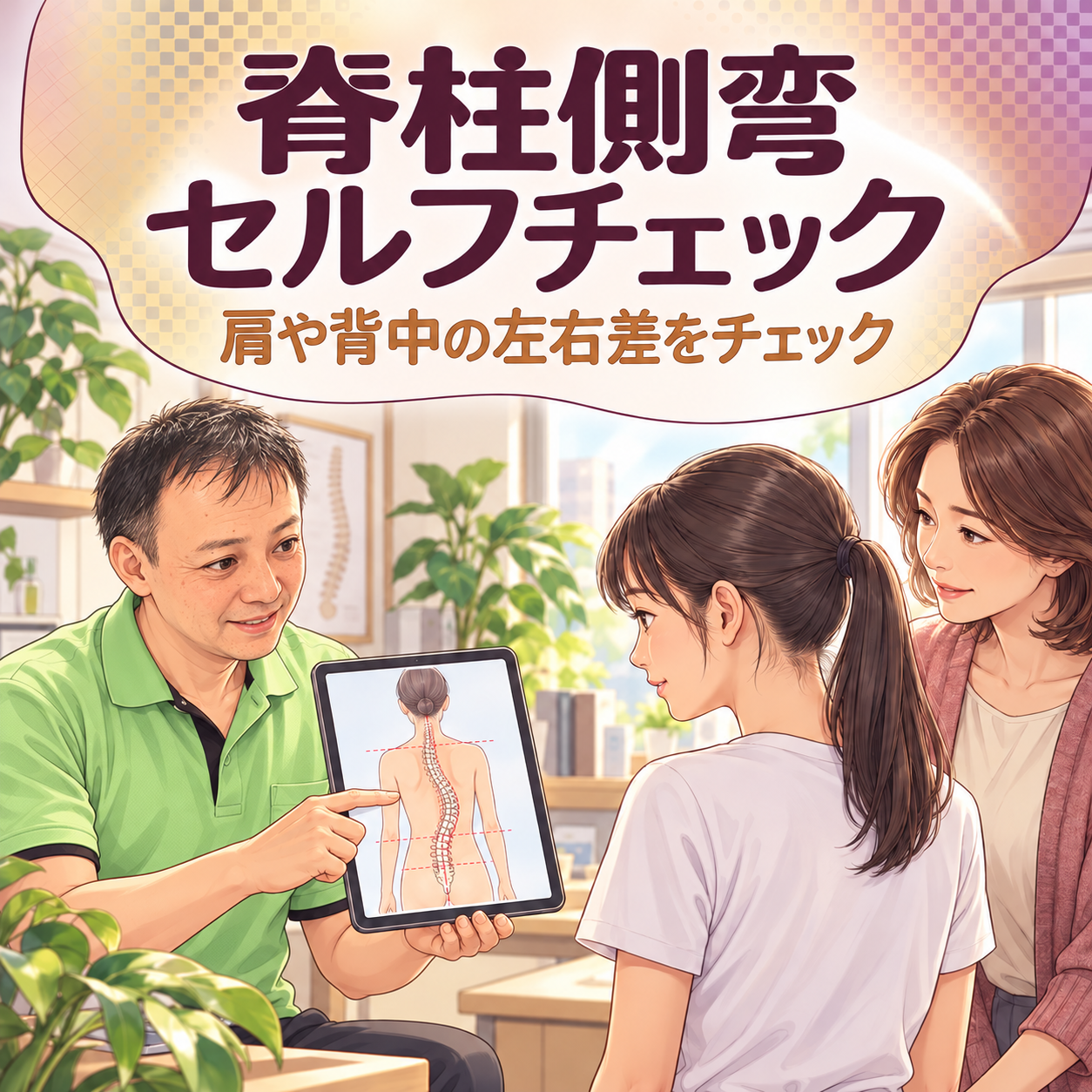 脊柱側弯セルフチェック