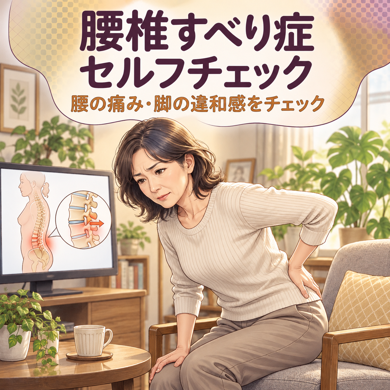 腰椎すべり症セルフチェック