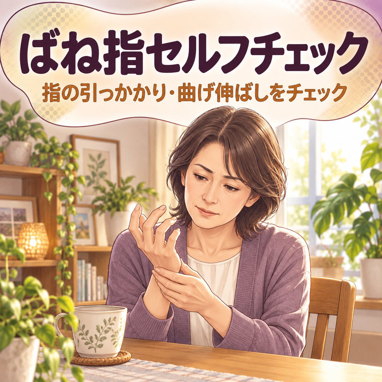 ばね指セルフチェック